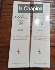 Jafra Royal Jelly BODY Hand and Cuticle Complex Cream 2.5 fl oz two creams
