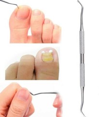 UÑAS ENCARNADAS-LEVANTADOR DE UÑAS ENTERRADAS DE ACERO QUIRURGICO FACILITA CORTE