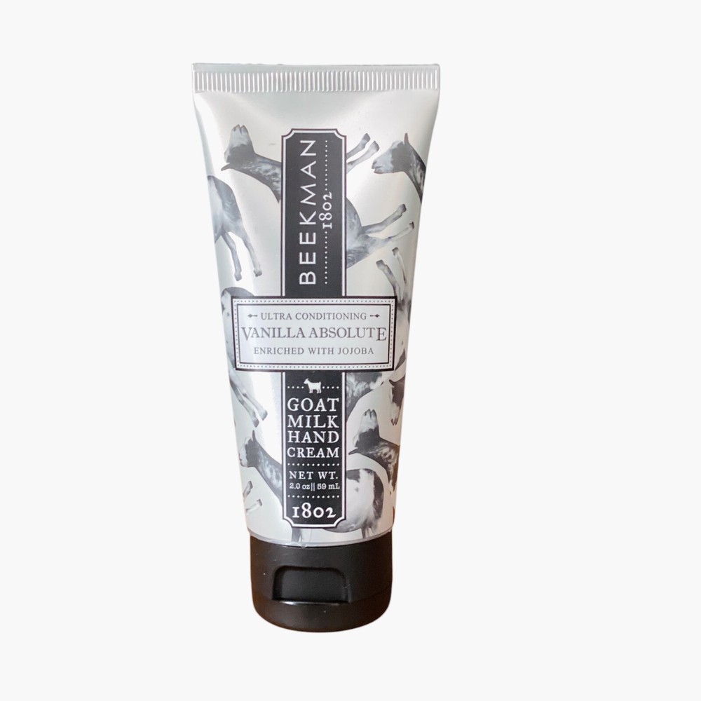 BEEKMAN 1802 PURE GOAT MILK HAND CREAM – VANILLA ABSOLUTE (2oz/Sealed)