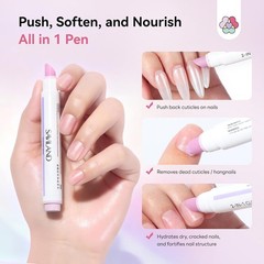 Cuticle Remover Pen, Ceramic Cuticle Pusher Oil Pen, 4.5ml Nail Care