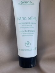 Aveda Hand Relief Moisturizing Creme Cream .85 Fl Travel Shampure Scent.