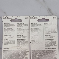 Sally Hansen Cuticle Massage Cream Apricot Oil 2-Pack Moisturize