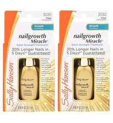 2 Sally Hansen Nail Growth Miracle Growth Treatment 3030 Clear (2 PACK)