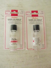 Lot of 2 Sally Hansen Hard as Nails Regular, Clear – 0.45 Oz Nail Hardener