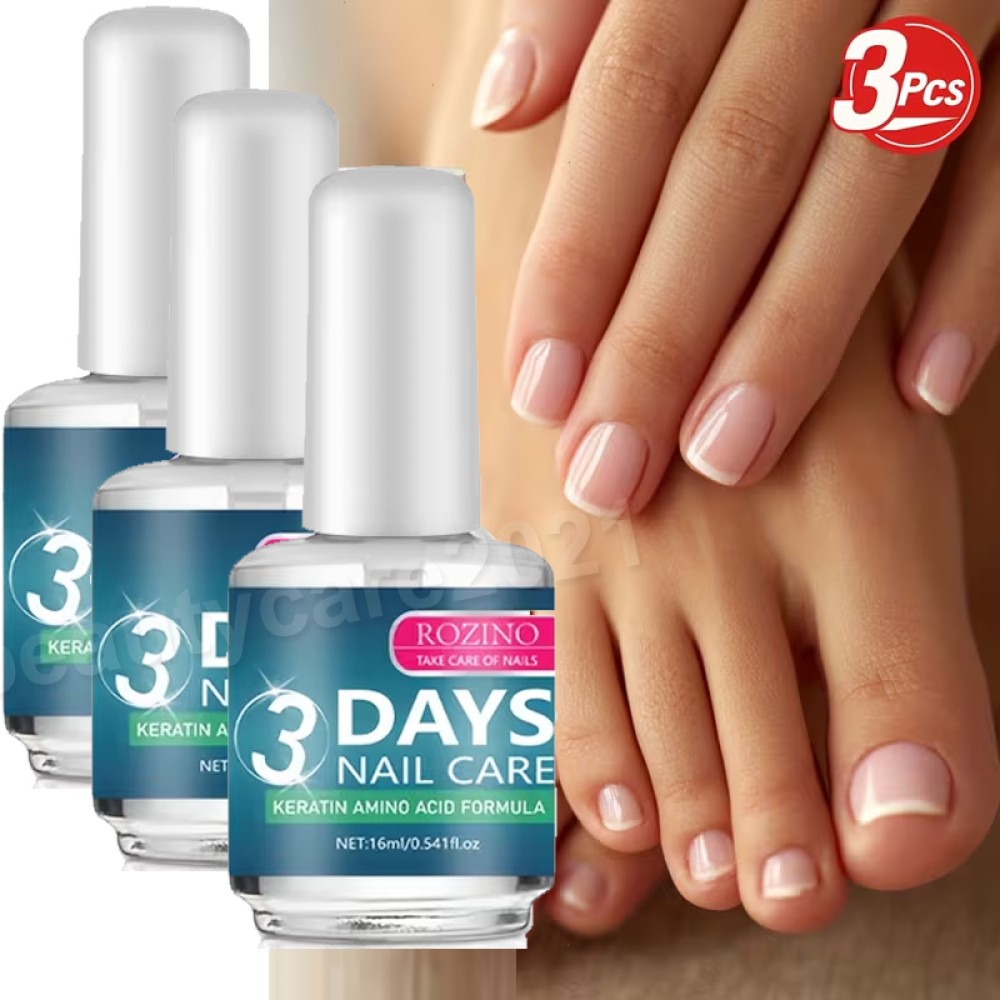 3X 3 Days Nail Care Nail Nourishing Oil Nails Strengthener For Damaged Nail 16ml
