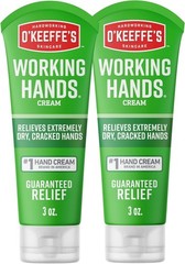 O’Keeffe’s 2 Pack Hand Cream 3oz – Unscented, Non-Greasy Hydration for Dry Hands