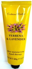 Crabtree & Evelyn VERBENA & LAVENDER Ultra-Moisturising Hand Therapy 3.5 oz, NEW
