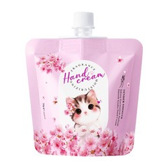 5Pcs Cherry Blossom Hand Cream Fast-Absorbing Hand Lotion Hydrating Non-sticky
