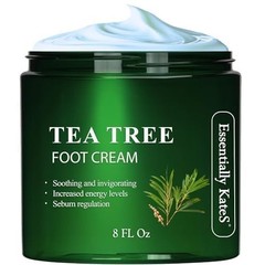 Essentially KateS Tea Tree Oil Foot Cream 8 Fl Oz – Toe 8 (Pack of 1)