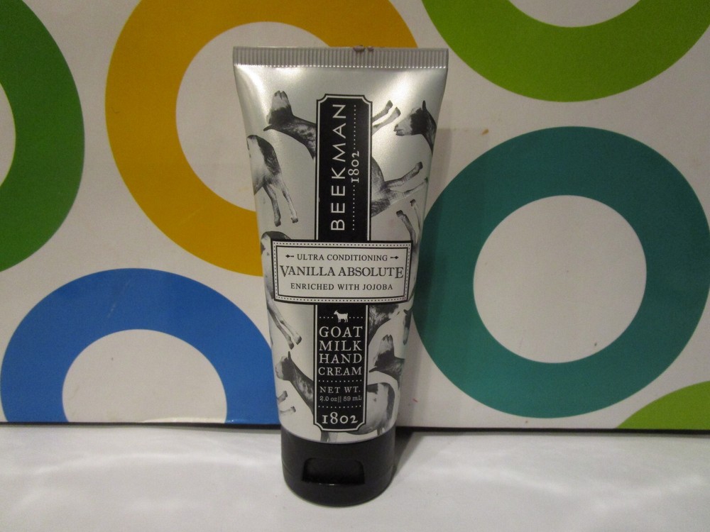 BEEKMAN 1802 ~ VANILLA ABSOLUTE GOAT MILK HAND CREAM ~ 2 OZ