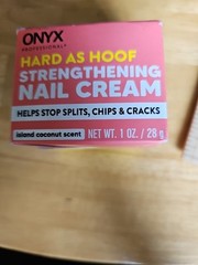 ONYX HARD AS HOOF NAIL CREAM Helps Stop Splits, Chips, & Cracks