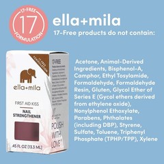 ella+mila Nail Strengthener and Growth Treatment – 0.45 Fl Oz (Pack of 2)