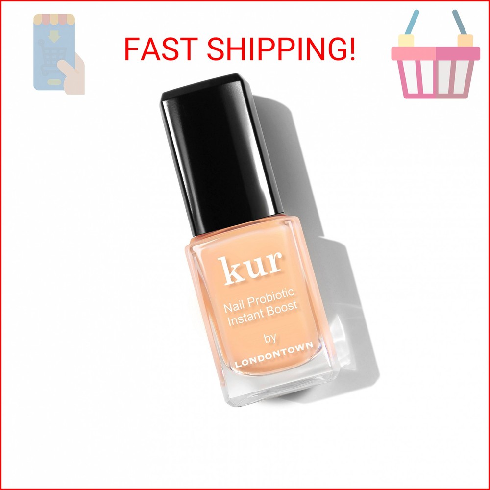 LONDONTOWN kur Nail Probiotic Instant Boost, Nail Care Mask For Weak/Thin Nails,