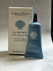 Hard to find CRABTREE & EVELYN La Source Nail & Cuticle Therapy Cream elegant