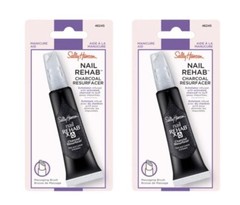 Lot of 2 Sally Hansen Nail + Cuticle Rehab Charcoal Resurfacer