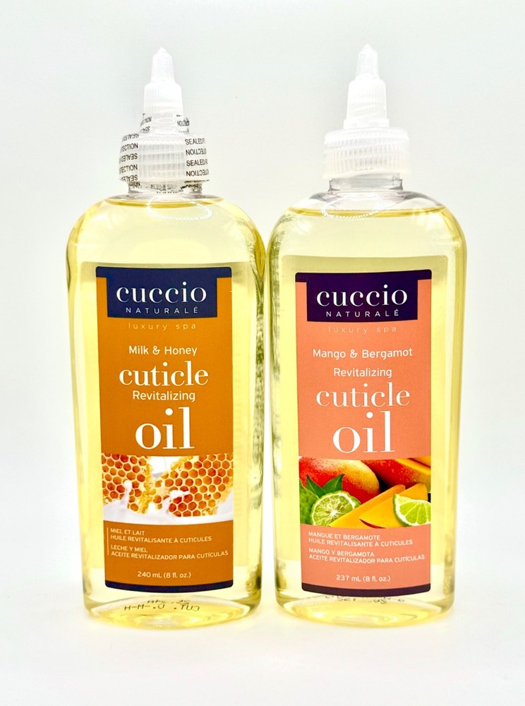 Cuccio Revitalizing Cuticle Oil Milk&Honey Mango Bergamot 8 fl.oz 2 items