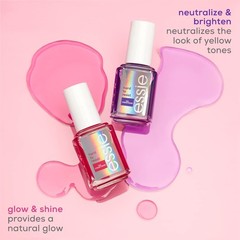 essie Nail Care, 8-Free Vegan, Hard To 0.46 Fl Oz (Pack of 1), GLOW & SHINE