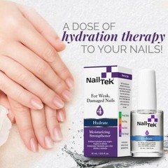 Nail Tek #4 Nail Hydrate for Weak, Damaged Nail Moisturizing Strengthener 0.5oz