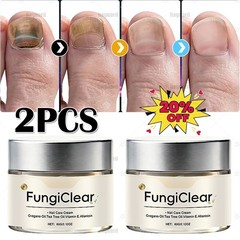 2X New FungiClear Phrena Nail Care Cream With Tea Tree Oil,Oregano Oil,Vitamin E