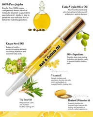 Bliss Kiss | 1 Crisp Fragrance | Nail Oil Cuticle Pen w/Vitamin E & Jojoba⏤Nail