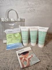 Ahava 4 pc Set, Body Lotion, Foot & Hand Cream, Dead Sea Bath Crystals New