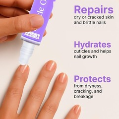 Cuticle Oil Roll-On Hydrating Revitalizing Natural 10ml