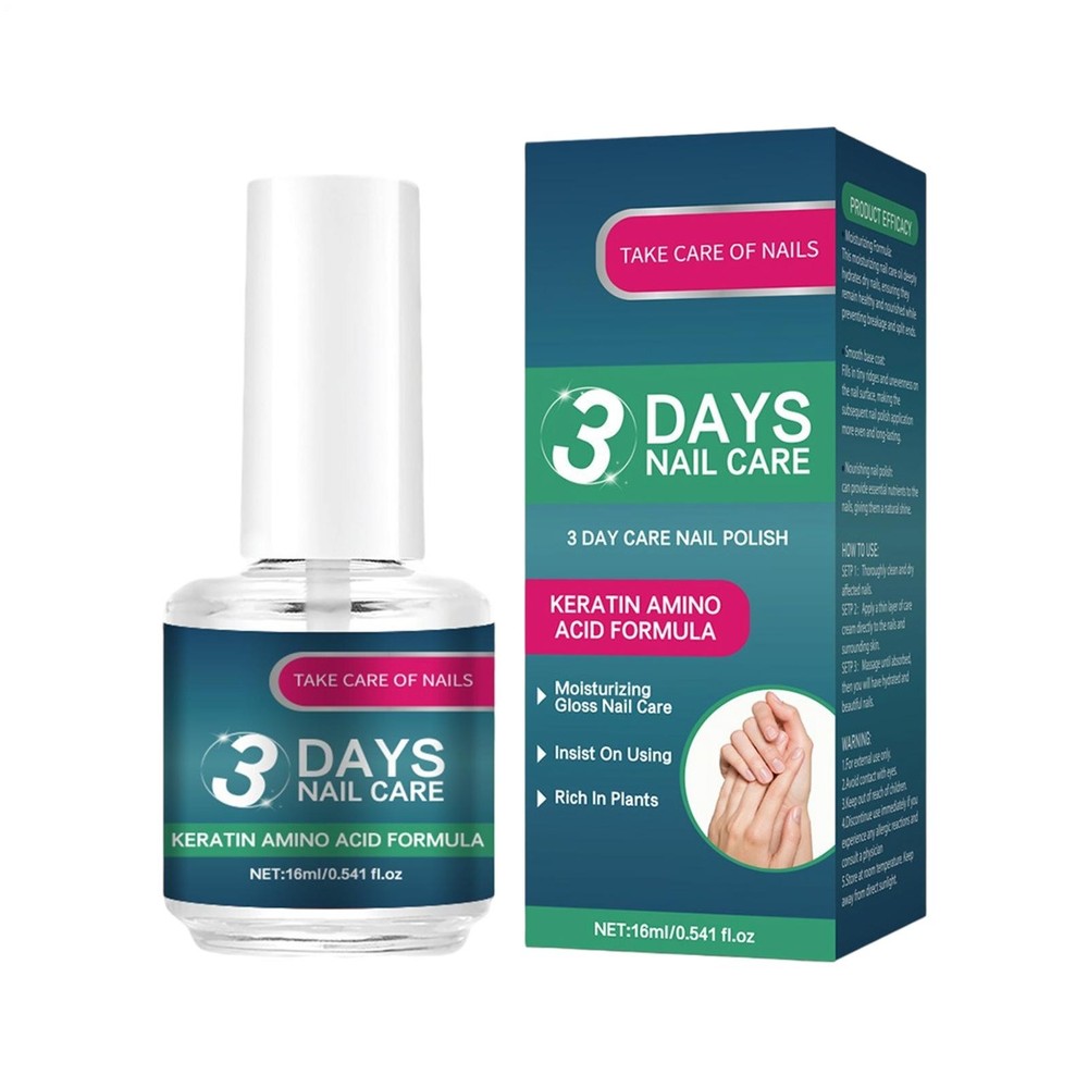 Nail Nourishing Oil, 3 Days Nail Care Polish Moisturizing Care Nail Gloss Oil