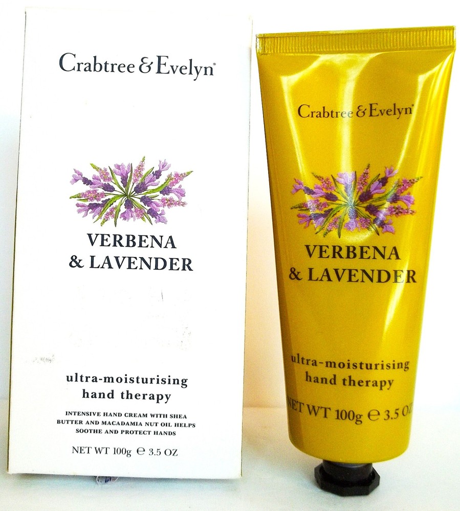 Crabtree & Evelyn VERBENA & LAVENDER Ultra-Moisturising Hand Therapy 3.5 oz, NEW