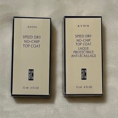 LOT Avon Speed Dry No Chip Top Coat & Instant Gel Cuticle Remover