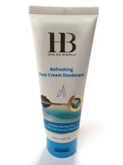 H&B 100ml Dead Sea REFRESHING FOOT CREAM DEODORANT – by H&B Dead Sea + Aloe Vera