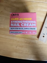 ONYX HARD AS HOOF NAIL CREAM Helps Stop Splits, Chips, & Cracks
