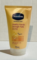 5 PACK Vaseline Healthy Hands Stronger Nails Cream 75 ml U37D