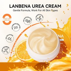 LANBENA Urea Cream 40 Percent For Feet Plus 2% 3.52 Ounce (Pack of 1), orange