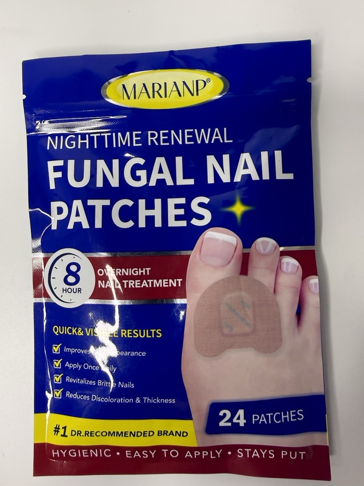 MARIANP Nighttime Renewal Fungal Nail Treatment Patches 24 Count