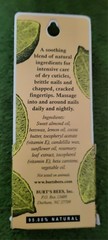 NOS BURT’S BEES Lemon Butter CUTICLE CREME with nourishing Vitamin E .6 oz.