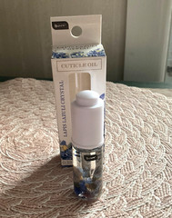 1 Bottle Eye Dropper B-Pure Cuticle CRYSTAL Oil Lapis Lazuli Crystals 0.23fl.oz.