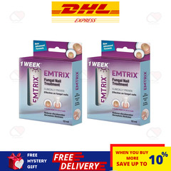 2 X EMTRIX Fungal Nail Treatment 10ml Free Shipping