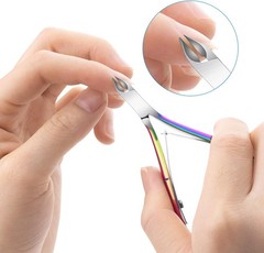 4 Pas Cuticle Nipper, Premium Stainl Steel Cuticle Trimmer for