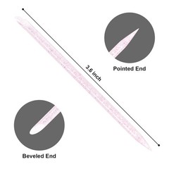 Disposable Nail Stick Cuticle Pusher Bulk 100 pcs Manicure Pedicure Pink