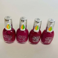 Lot of 4 Sally Hansen Nourishing Nail Color #20 Amazing Amethyst 0.45 fl oz