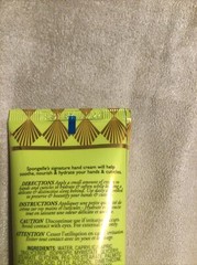 New SPONGELLÉ Hand Cream Coconut Verbena infused with Shea butter 2 oz