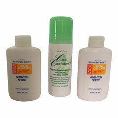 Avon Cool Confidence Roll-On Deodorant + Skin-So-Soft Anti-Itch Refill Sprays