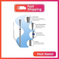 HungGato Cuticle Nail Drill Bit, 3/32” Professional Safety Diamond Under Nail C