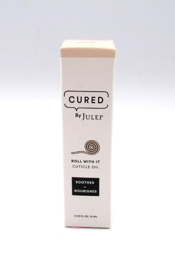 Cured By Julep Roll With It Cuticle Oil Over Nails ~ Clear ~ .35 oz / 10 ml BNIB