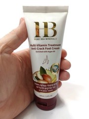 💥H&B HB ‘ANTI-CRACK FOOT CREAM’ 100ml Multi-Vitamin Treatment Dead Sea Minerals