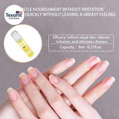 5Pcs Cuticle Oil Roller Nourishing Moisturizing Roll on Cuticle Oil for Convenie