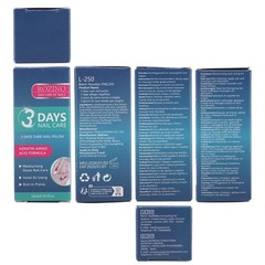 2 PACK ROZINO 3 Days Nail Care Nail Keratin Amino Acid Formula Polish Gift 16ml