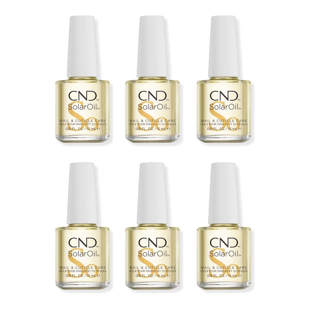 (6 pack) CND Solar Oil Nail and Cuticle Conditioner 0.5 fl oz (3 fl oz total)