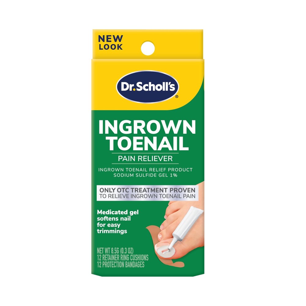 Dr. Scholl’s Ingrown Toenail Pain Reliever, 0.3 Ounce (Pack of 1), White
