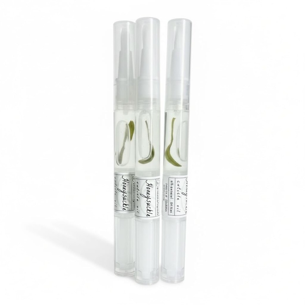 Greenmade goods Honeysuckle Cuticle Oil Trio 0.07 Fl Oz (Pack of 3), Clear